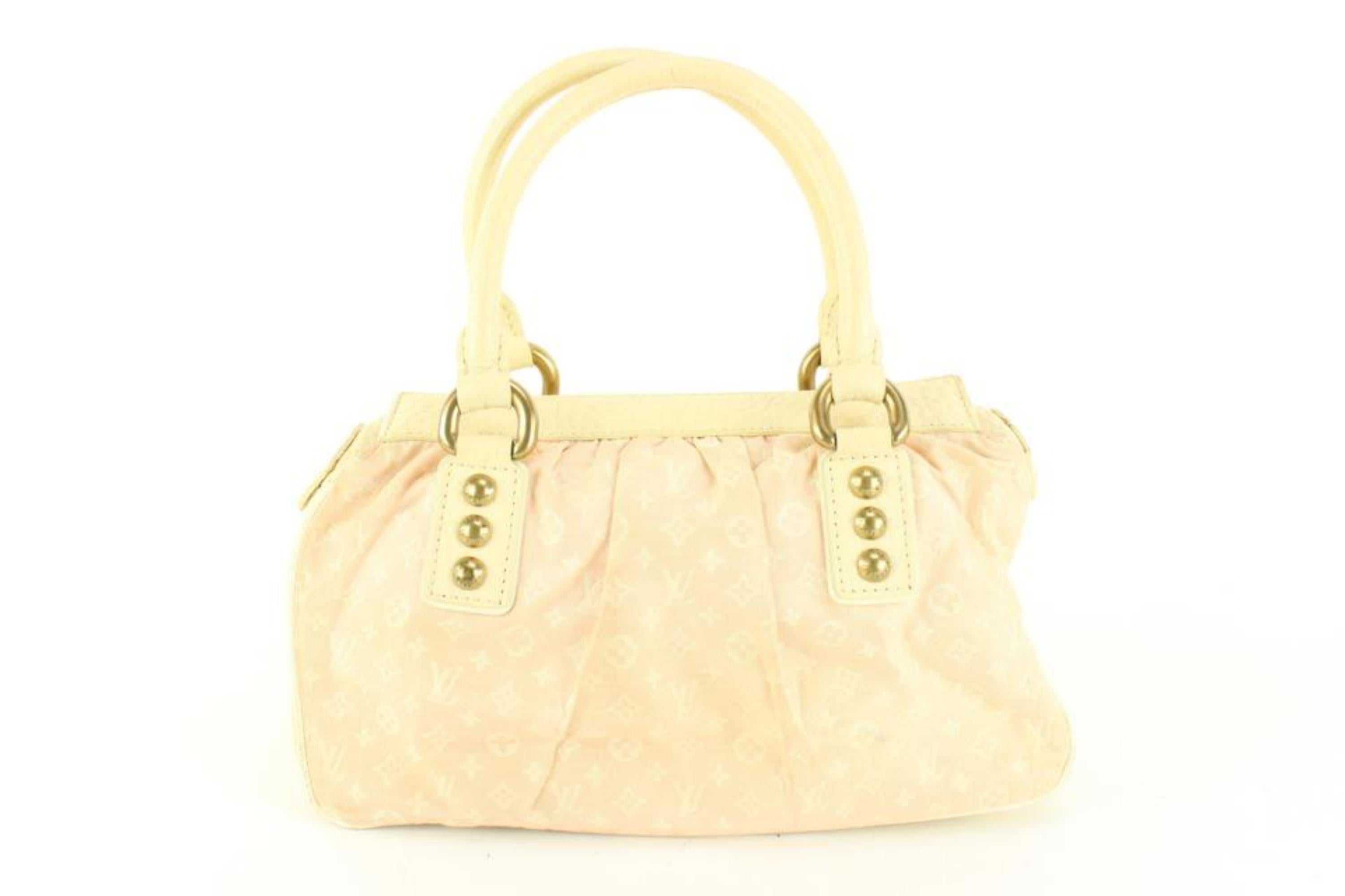 Louis Vuitton Limited Monogram Rose Mini Lin Trapeze PM Speedy 45lz428s In Good Condition In Dix hills, NY