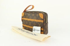 Louis Vuitton Limited Monogram Soft Trunk Pouch Wristlet Toiletry Bag 98lv54