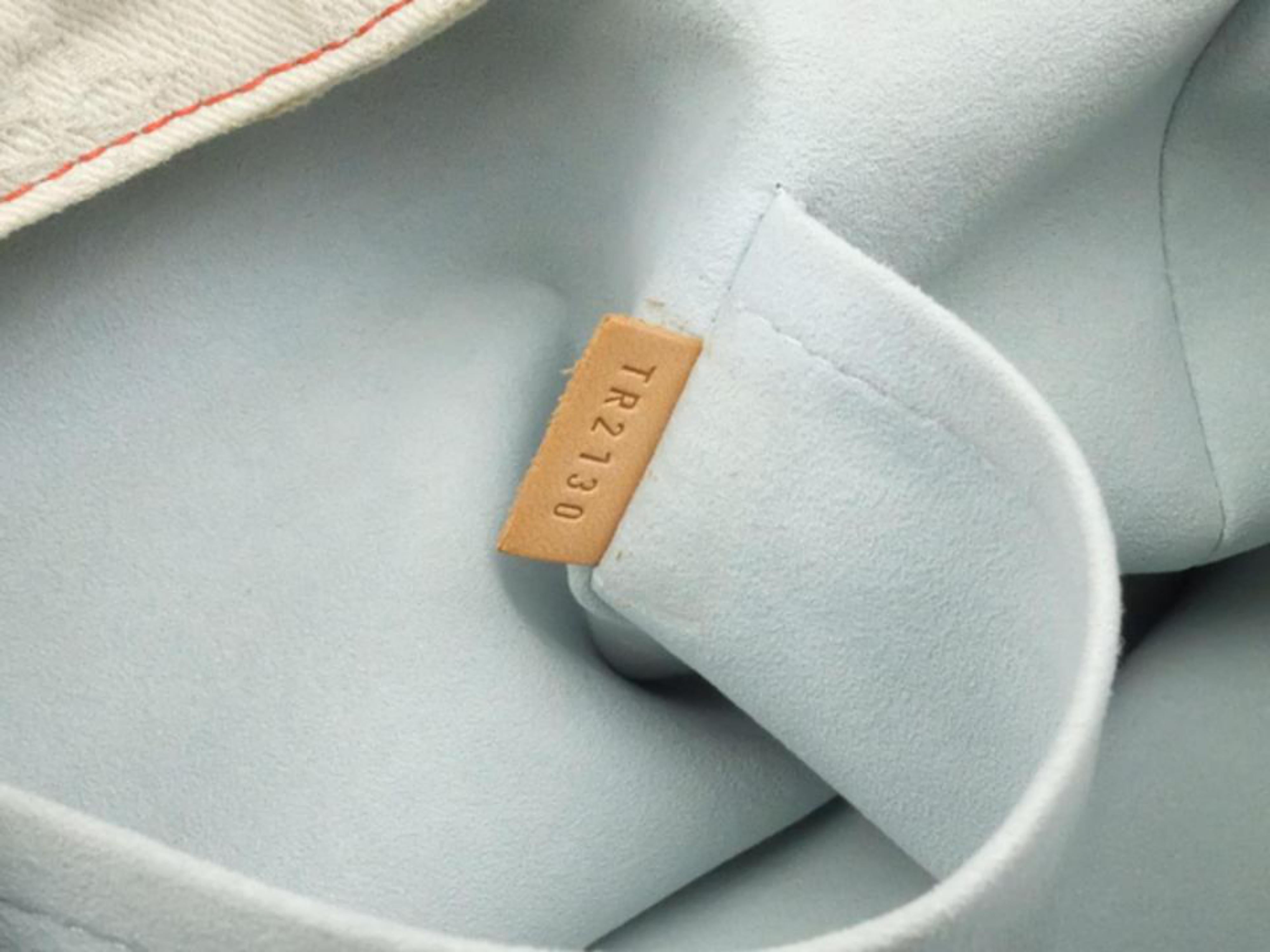 Louis Vuitton (Limited) Monogram Sunray 228744 Blue Denim Shoulder Bag (Beige)