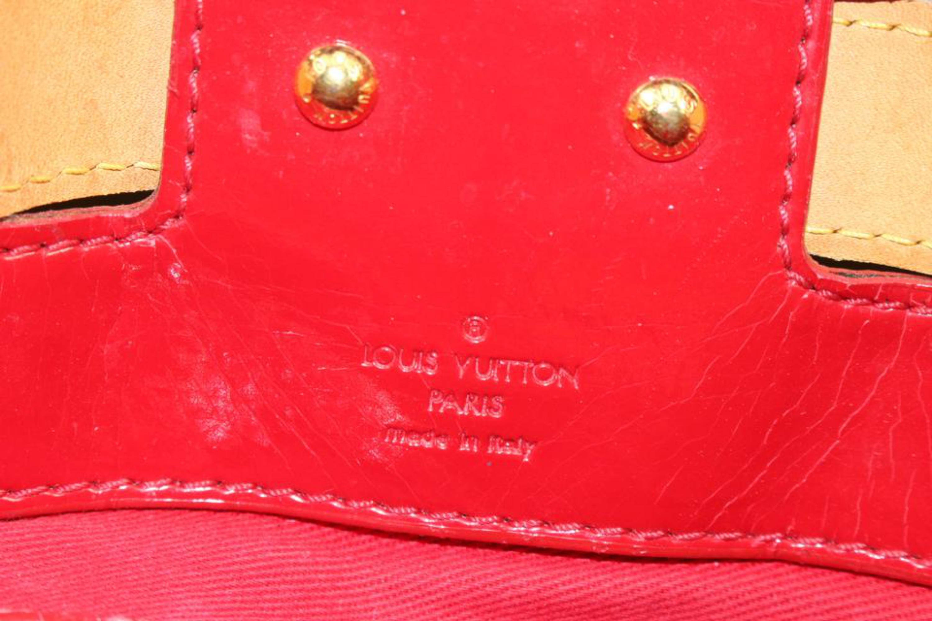 Louis Vuitton Limited Monogram x Red Rubis Salina GM 70lk322s In Fair Condition In Dix hills, NY
