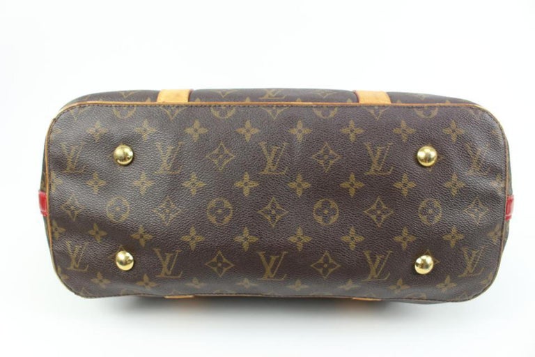 Louis Vuitton Limited Edition Monogram Canvas Rubis Salina Gm in Red