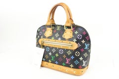 Louis Vuitton Limited Murakami Black Monogram Multicolor Alma PM 18lk321s