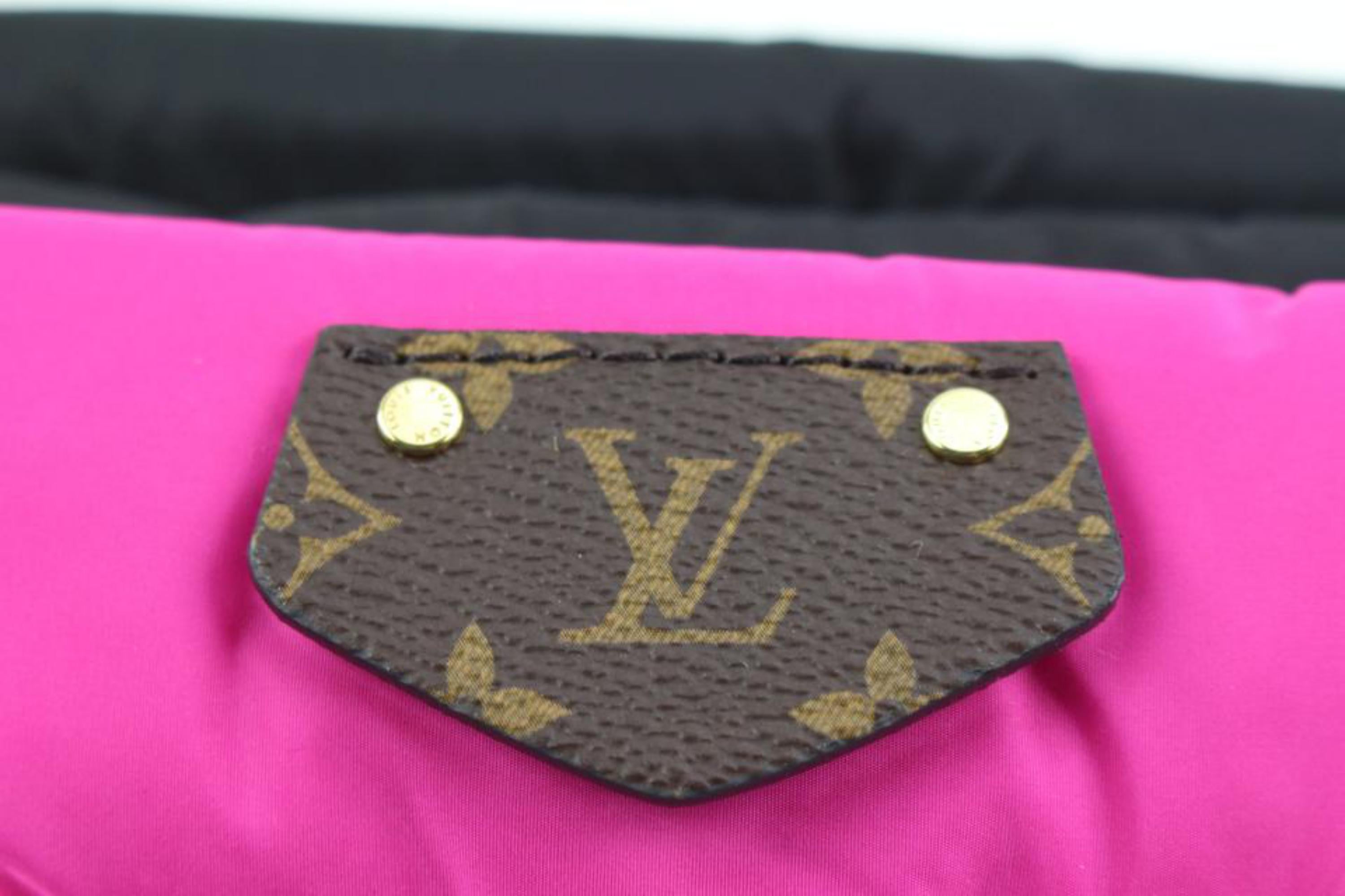 Pink Louis Vuitton Limited Puffer Pillow Multi Pochette Maxi Crossbody s28lv17