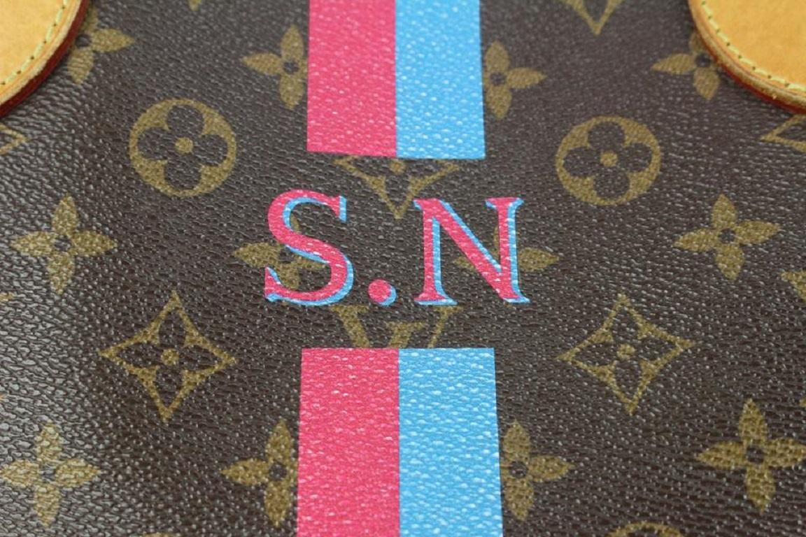 Louis Vuitton Limited Small Mon Monogram Neverfull PM Tote 97lv28 For Sale 4