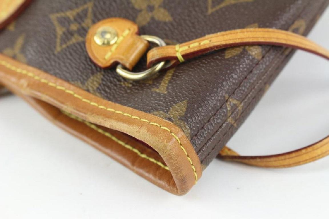 Louis Vuitton Limited Small Mon Monogram Neverfull PM Tote 97lv28 For Sale 2