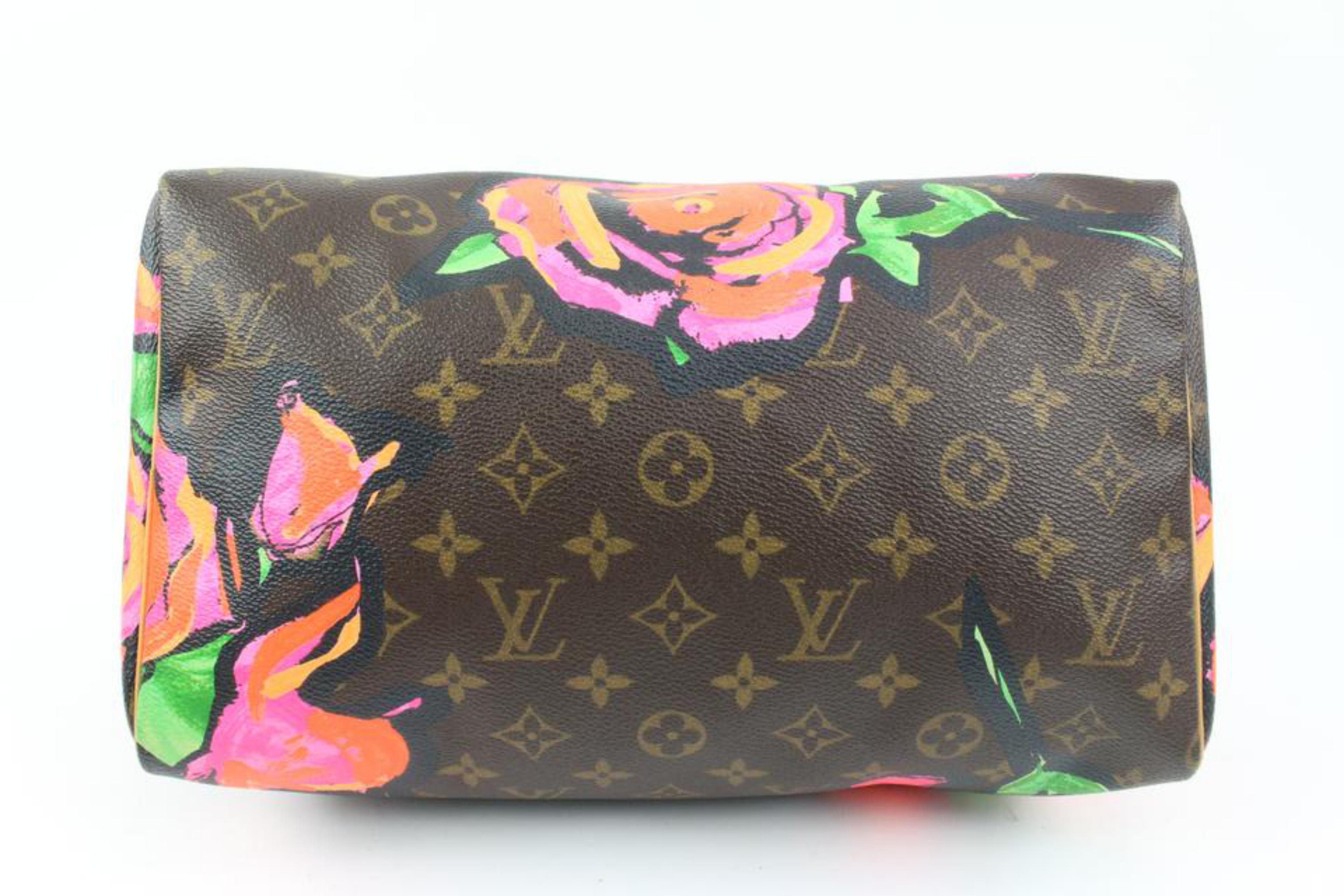 Louis Vuitton Limited Stephen Sprouse Graffiti Monogram Roses Speedy 30 s210lv64 3