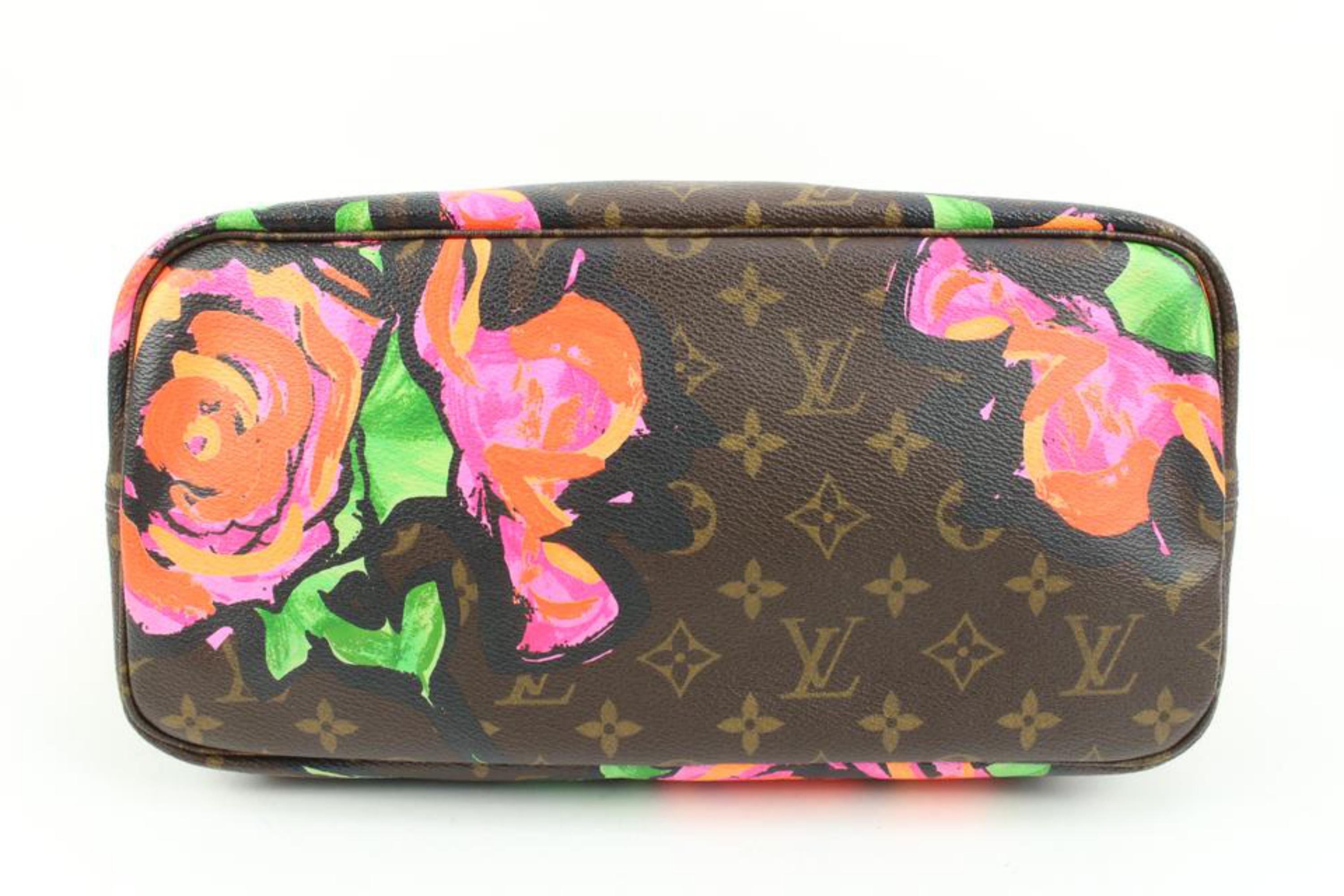 Louis Vuitton Limited Stephen Sprouse Monogram Graffiti Roses Neverfull 125lv42 4