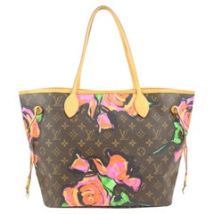 Limited Stephen Sprouse Monogramm Graffiti Roses Neverfull 125lv42, Louis Vuitton