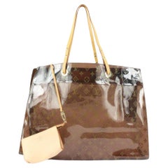 Louis+Vuitton+Beach+Pouch+Shoulder+Bag+Clear%2FPink%2FRed+Canvas%2FPVC for  sale online
