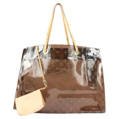 Louis Vuitton Sac Cabas Ambre GM Monogram Vinyl Limited Tote Bag For Sale  at 1stDibs