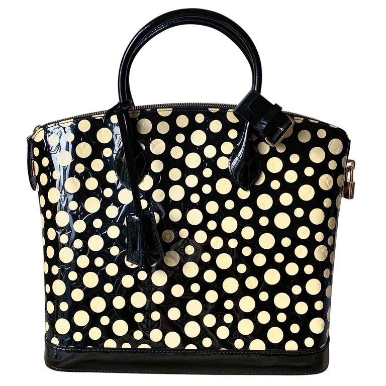 Louis Vuitton Limited Yayoi Kusama Dots Infinity Vernis Lockit MM Bag ...