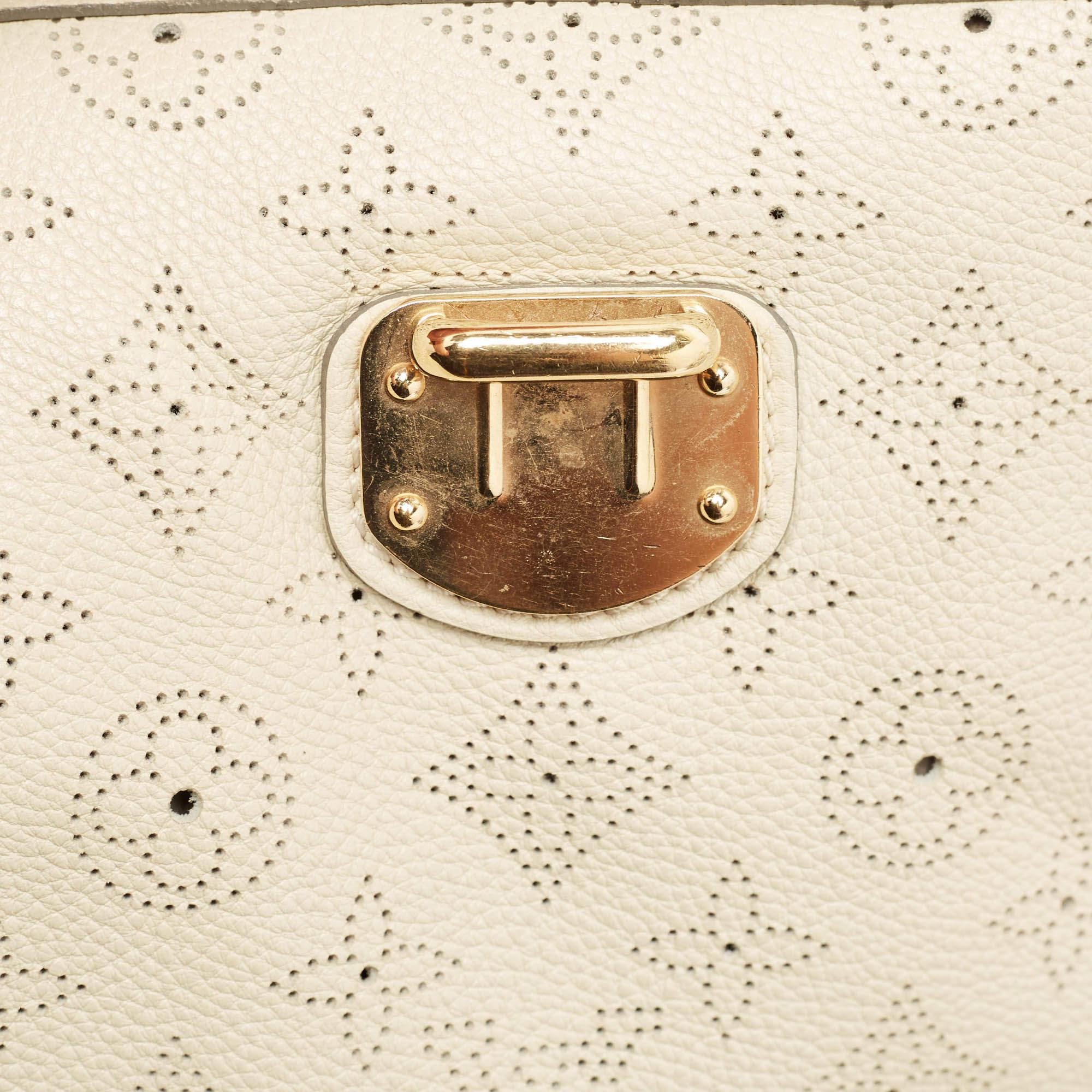 Louis Vuitton Lin Monogram Mahina Leather Cirrus MM Bag 1