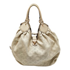 Louis Vuitton Lin Monogramm Mahina Leder L Tasche aus Leder