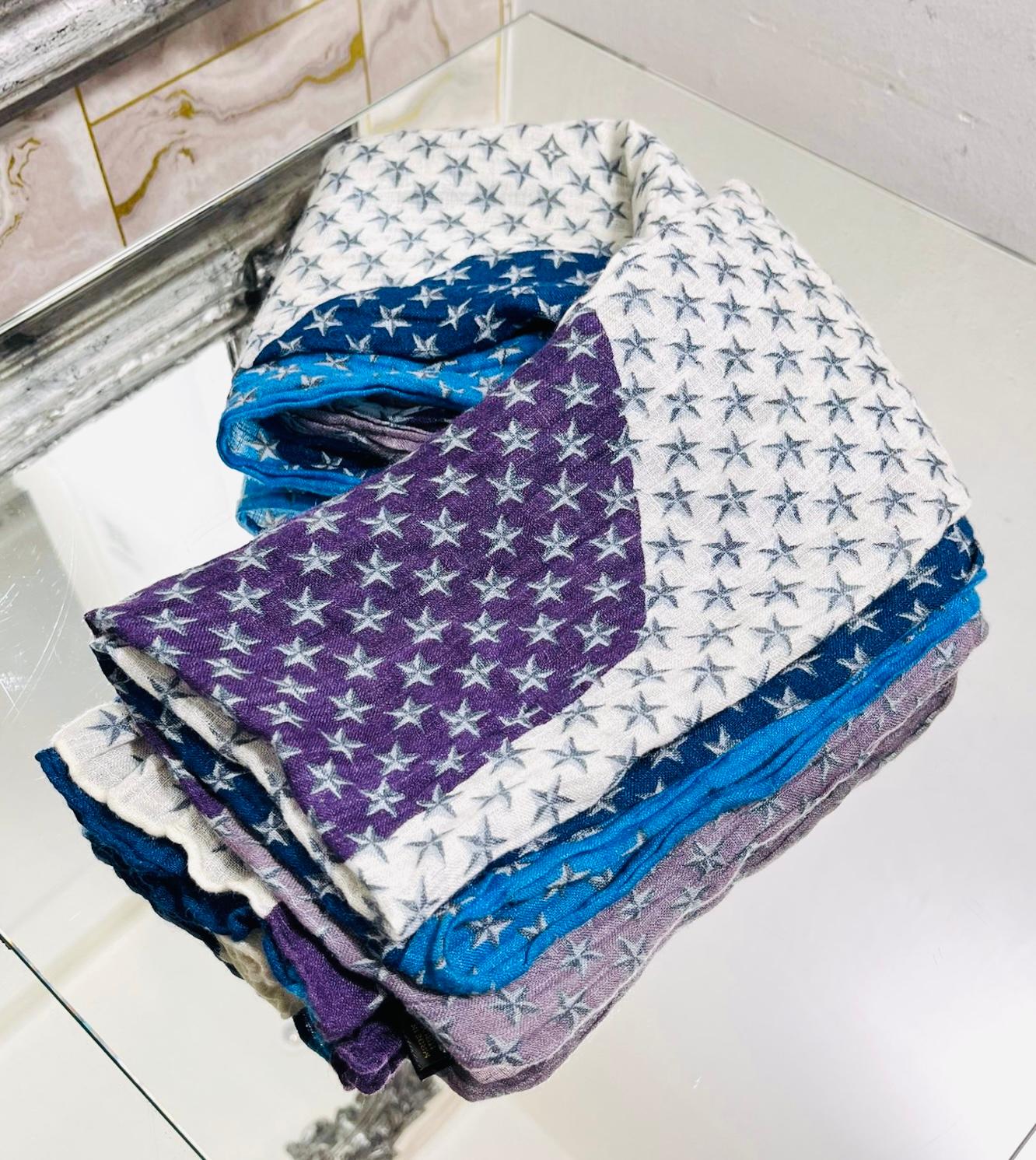Louis Vuitton Monogram-Schal aus Leinen und Seide im Zustand „Gut“ im Angebot in London, GB