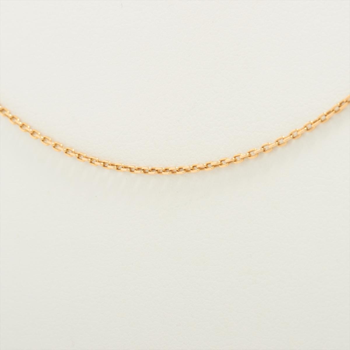 Louis Vuitton Link Chain Necklace Gold In Good Condition For Sale In Indianapolis, IN