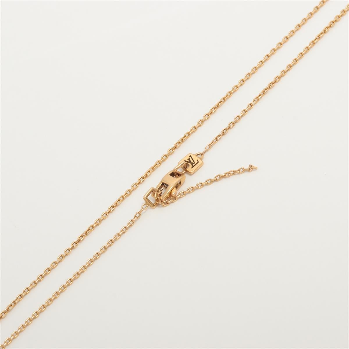 Louis Vuitton Link Chain Necklace Gold For Sale 1