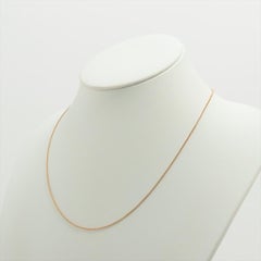 Used Louis Vuitton Link Chain Necklace Gold