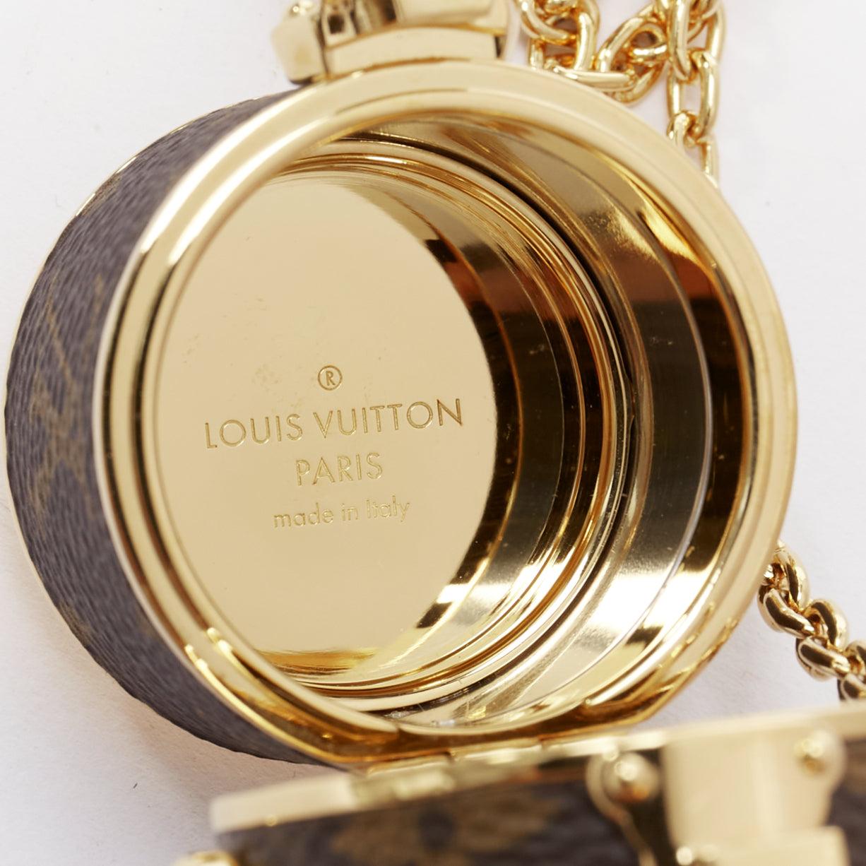 LOUIS VUITTON Lipstick Case on Chain LV monogram crossbody bag For Sale 5