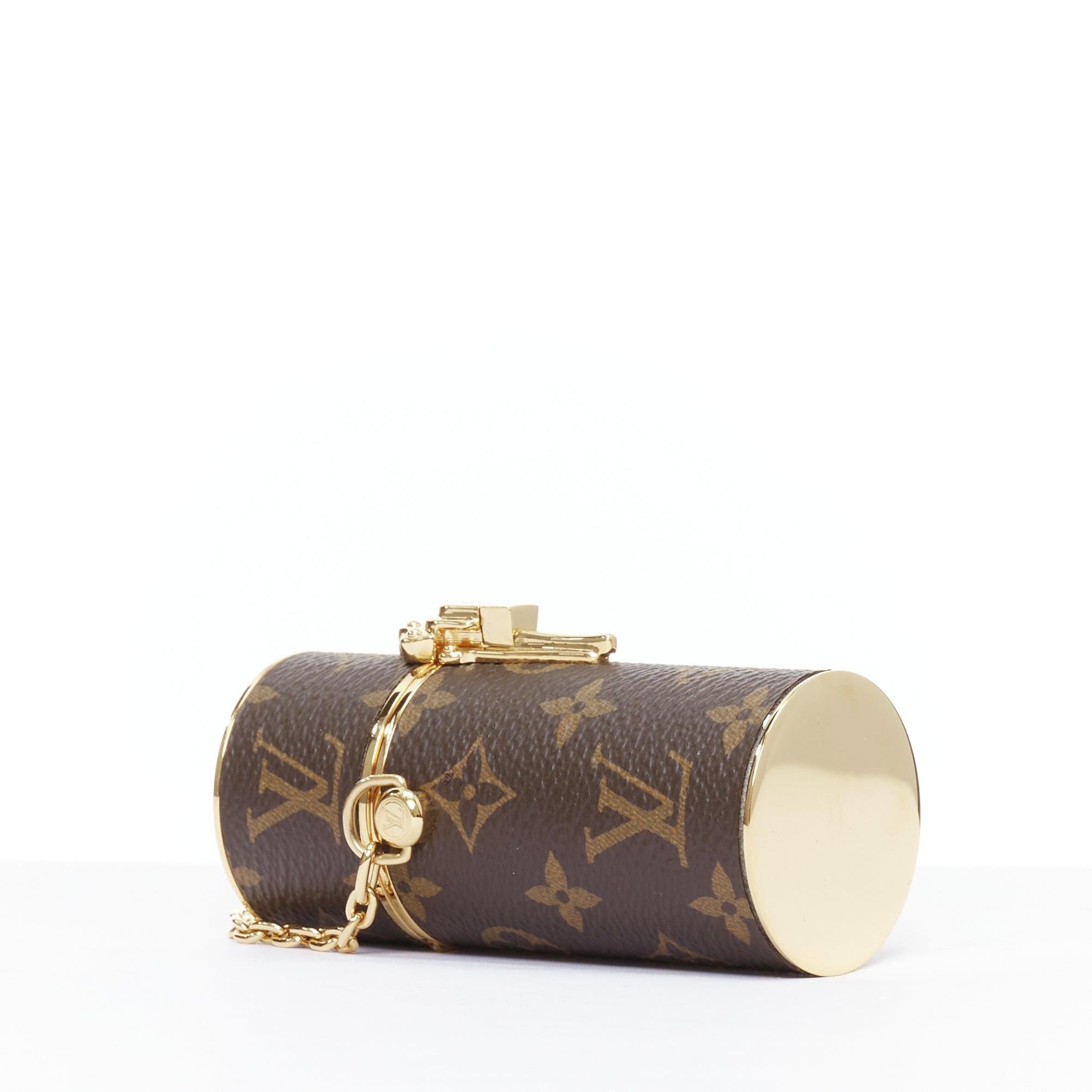 LOUIS VUITTON Lipstick Case on Chain LV monogram crossbody bag For Sale 1