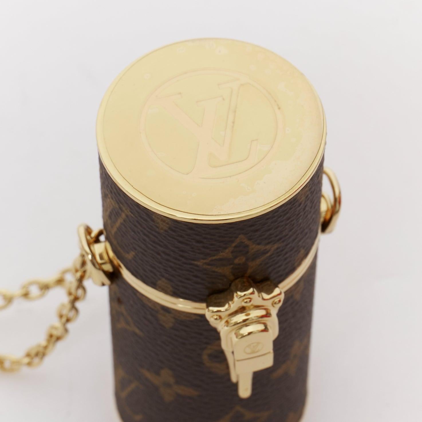 LOUIS VUITTON Lipstick Case on Chain LV monogram crossbody bag For Sale 2