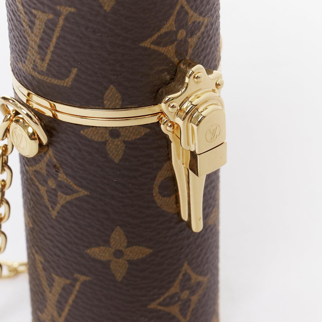 LOUIS VUITTON Lipstick Case on Chain LV monogram crossbody bag For Sale 3