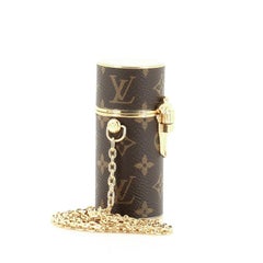 Louis Vuitton Lipstick Case on Chain Monogram Canvas