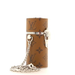 Louis Vuitton Lipstick Case on Chain Reverse Monogram Canvas
