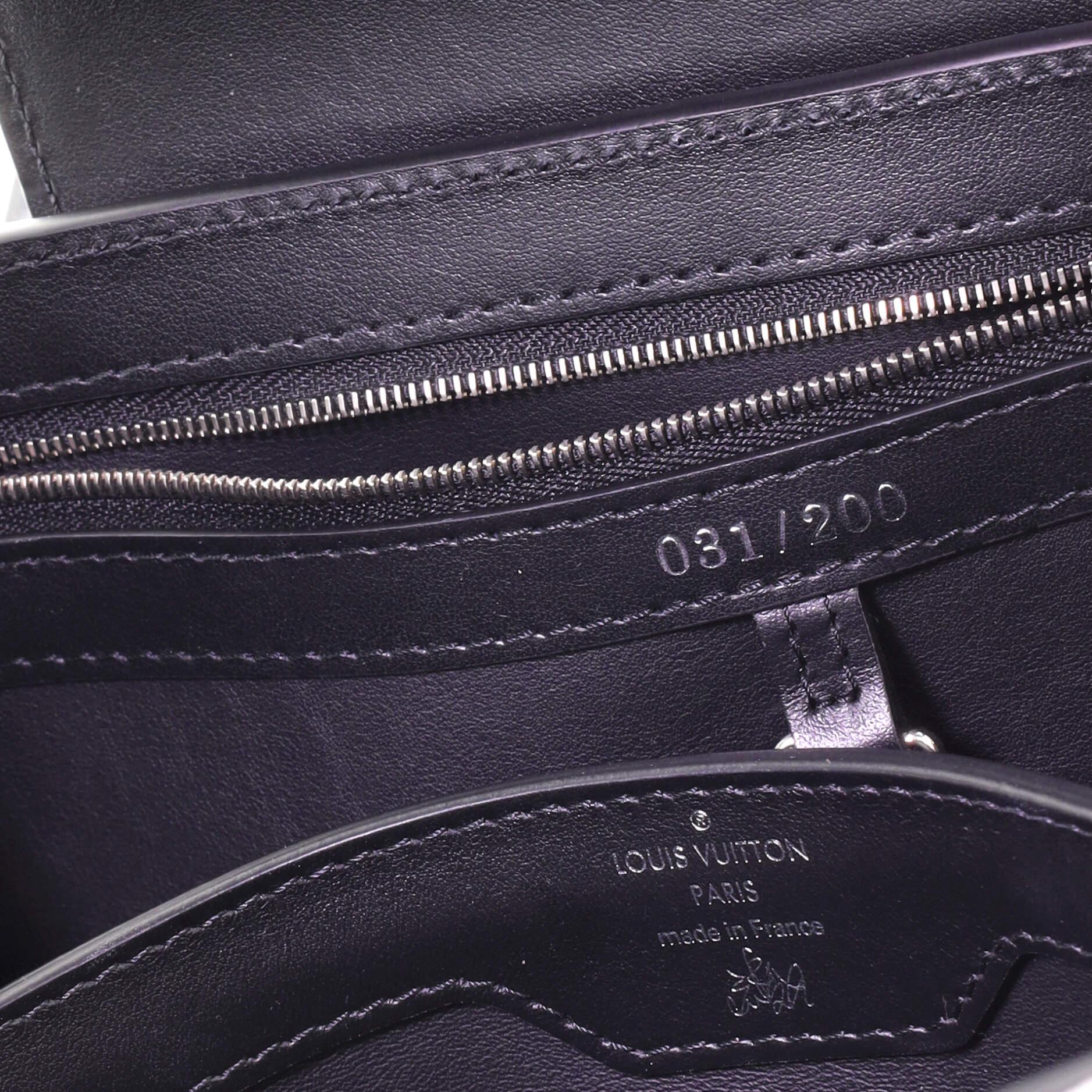 Women's or Men's Louis Vuitton Liu Wei ArtyCapucines Bag Leather with Applique MM