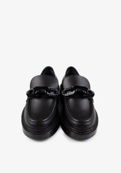 Louis Vuitton Loafers Leather Woman Shoes Flats Size EUR 38 ½, S121