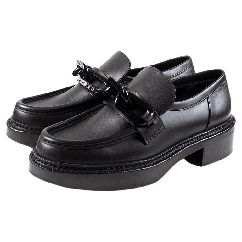 Louis Vuitton Loafers Leather Woman Shoes Flats Size EUR 38 ½, S121