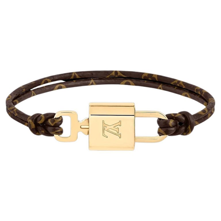 Louis Vuitton Lock it Again Bracelet Size 17 at 1stDibs  louis vuitton  lock bracelet, lv bracelet with lock, louis vuitton padlock bracelet