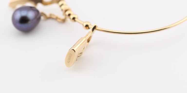 Louis Vuitton Gold Padlock Pearl Drop Earrings Pearlock Earrings - Luxury S00 Gold | LOUIS VUITTON main image 3