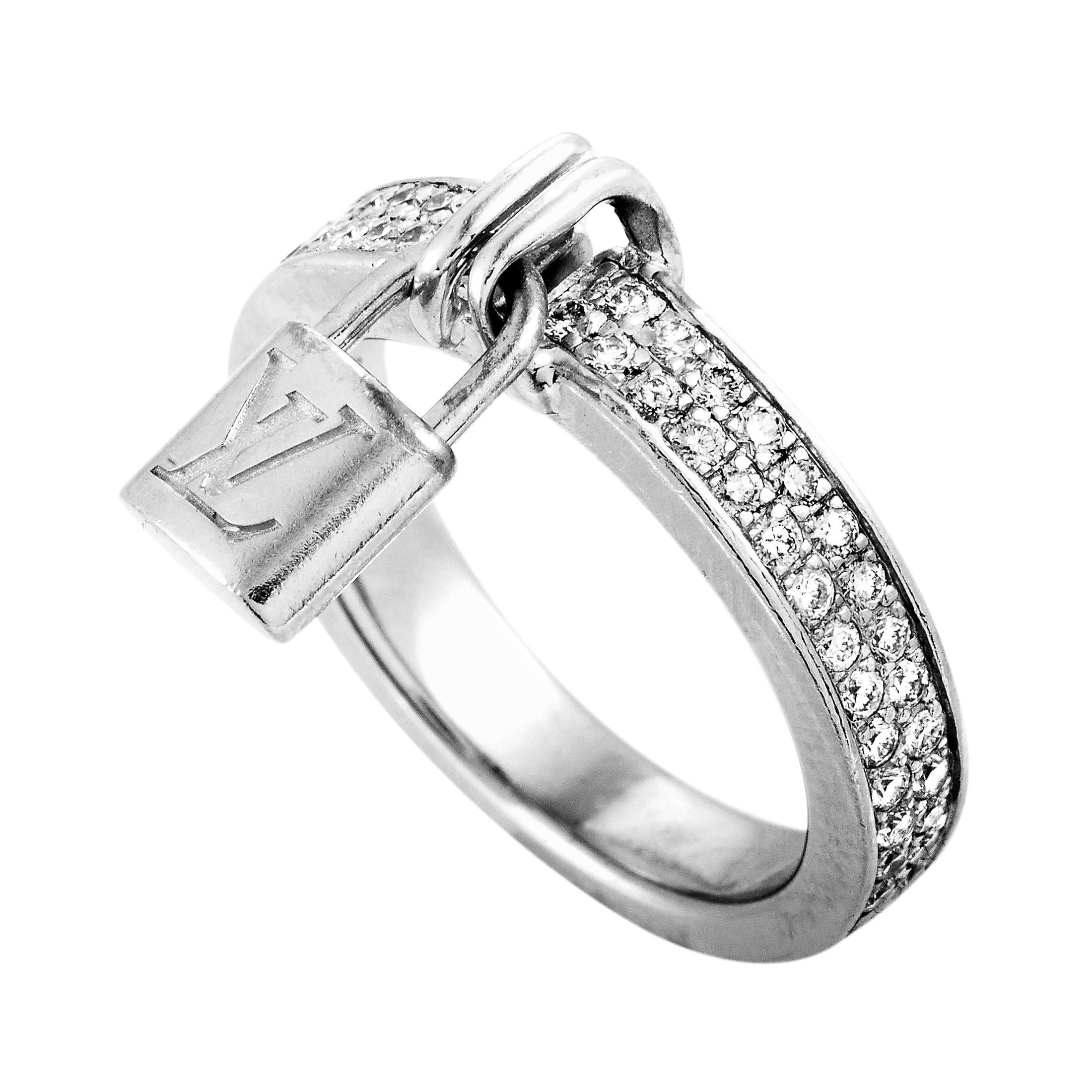 Louis Vuitton Empreinte Diamond White Gold Band Ring at 1stDibs  louis  vuitton empreinte ring, louis vuitton band ring, louis vuitton diamond ring