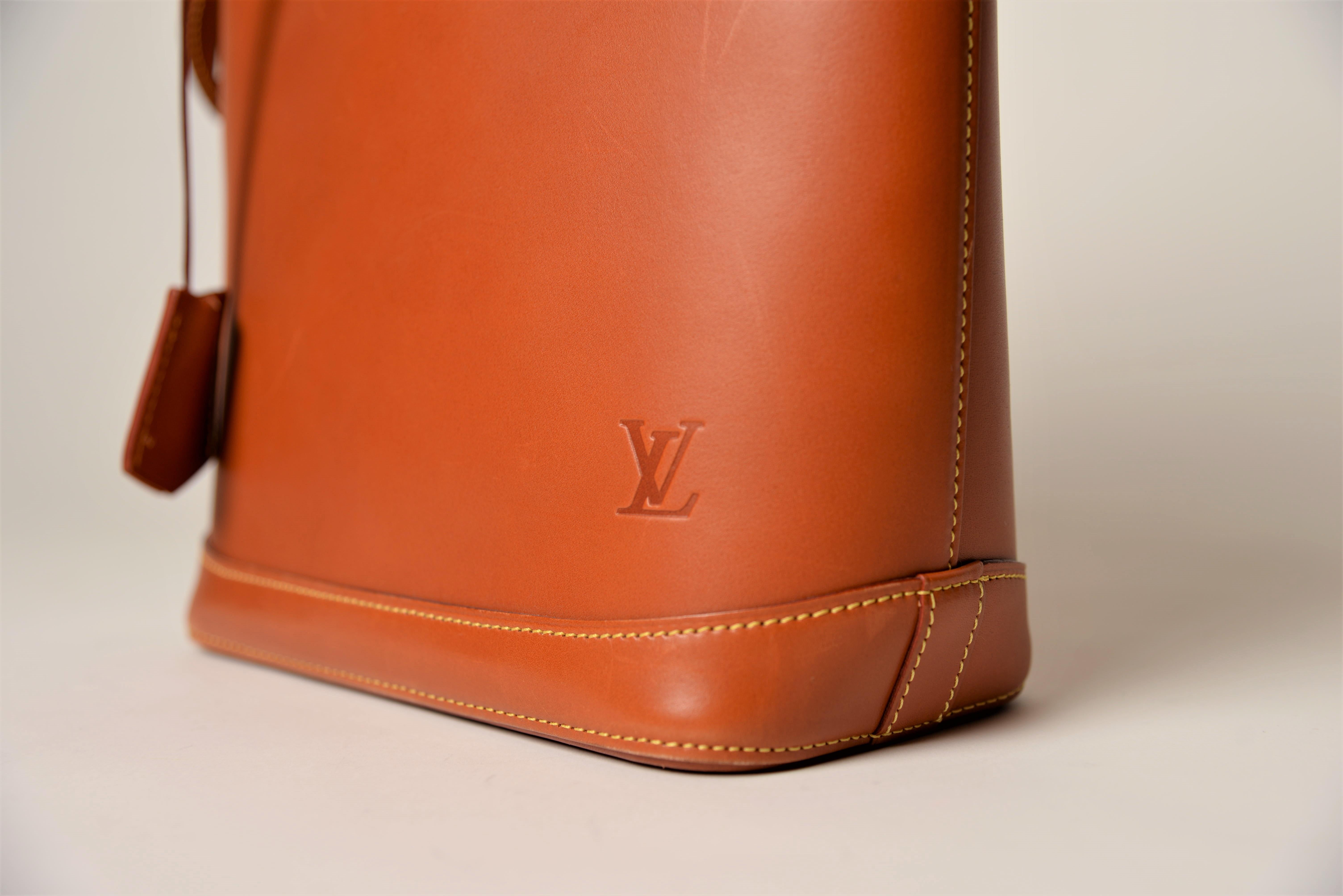 Louis Vuitton Lockit Bag Caramel Nomade Leather 2