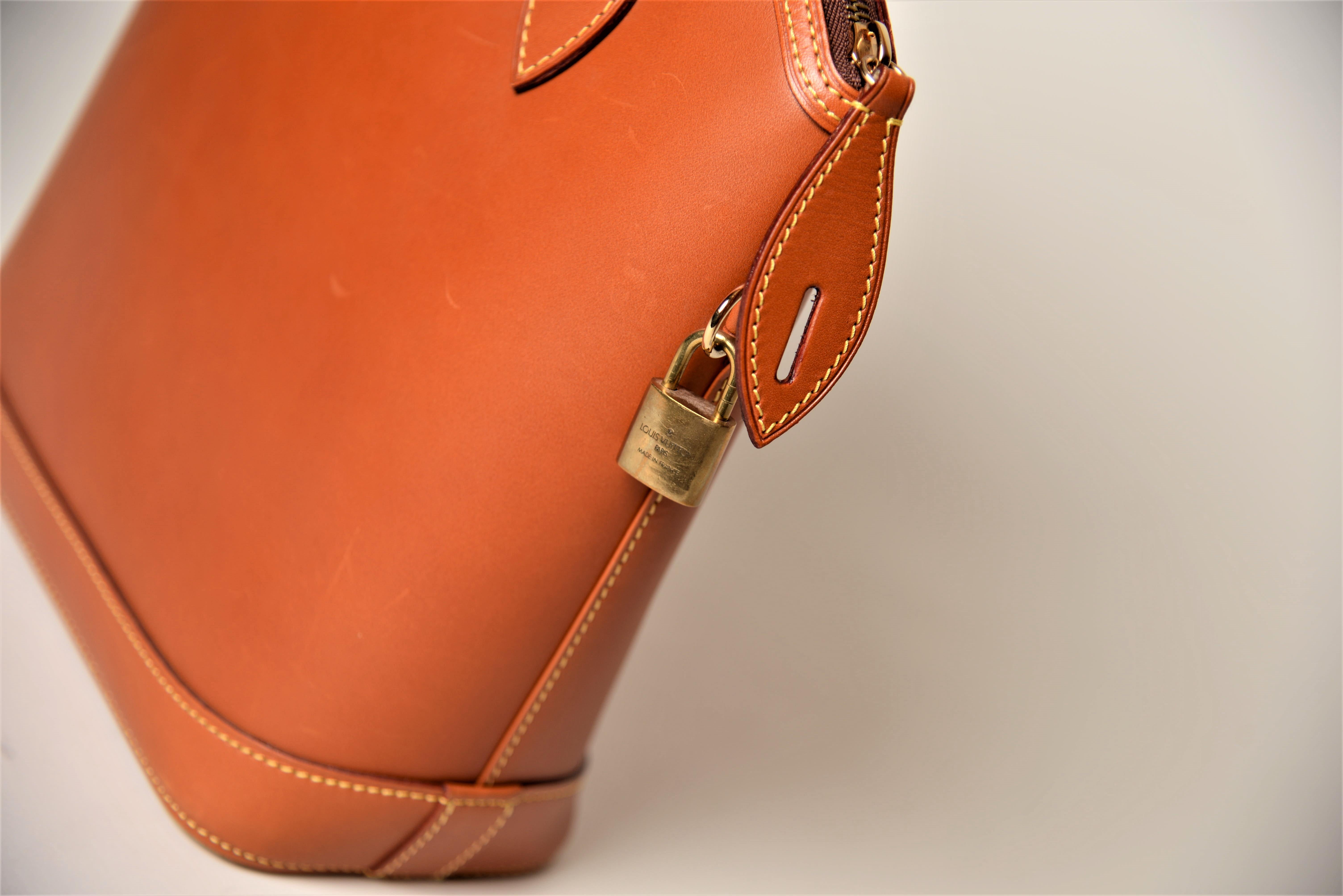 Women's or Men's Louis Vuitton Lockit Bag Caramel Nomade Leather