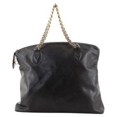 Louis Vuitton Lockit Chain Handbag Boudoir Leather