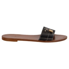 Louis Vuitton Lockit Mule Sandals - For Sale on 1stDibs