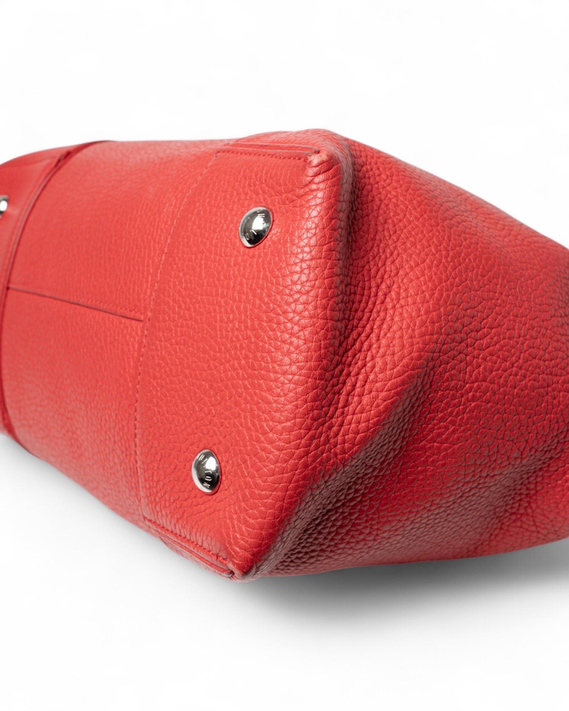 Louis Vuitton Lockit GM  In Pelle Rossa 5