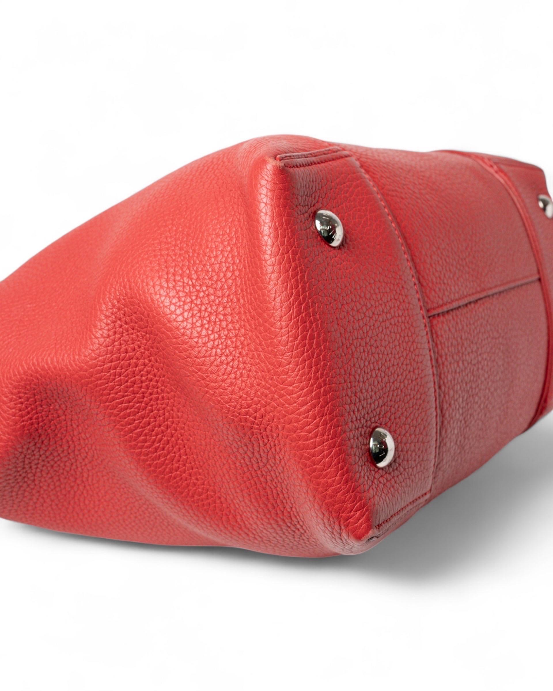 Louis Vuitton Lockit GM  In Pelle Rossa 6