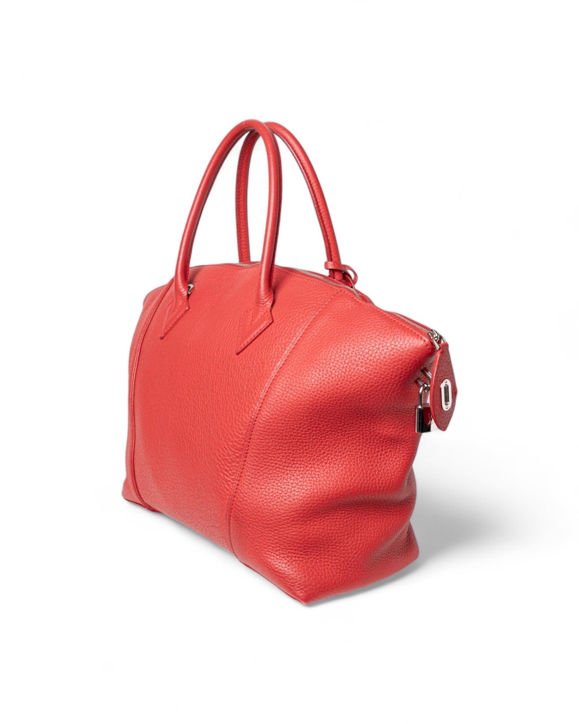Louis Vuitton Lockit GM  In Pelle Rossa 1