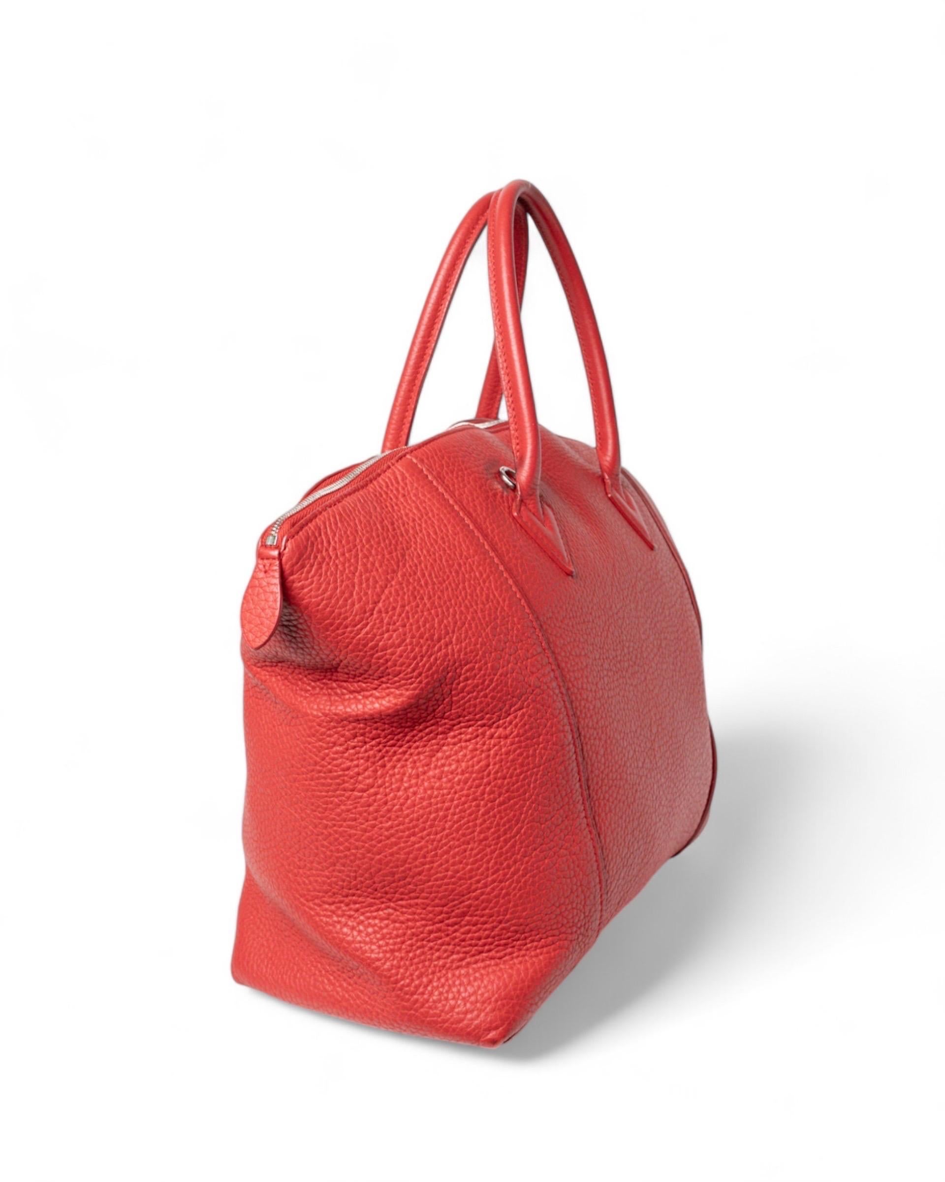 Louis Vuitton Lockit GM  In Pelle Rossa 3