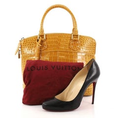 Louis Vuitton - Sac à main Lockit - Crocodile PM