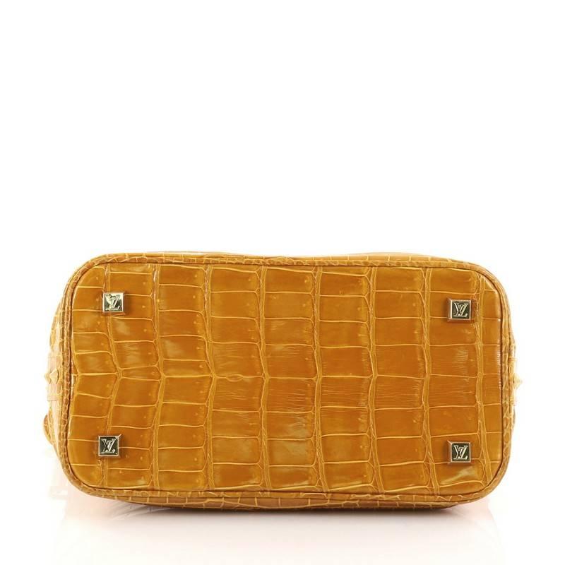 Women's or Men's Louis Vuitton Lockit Handbag Crocodile PM