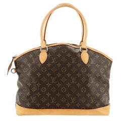 Louis Vuitton Lockit Handbag Monogram Canvas Horizontal