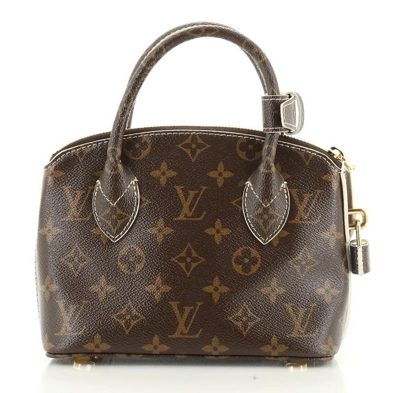 Black Louis Vuitton Lockit Handbag Monogram Fetish Canvas BB