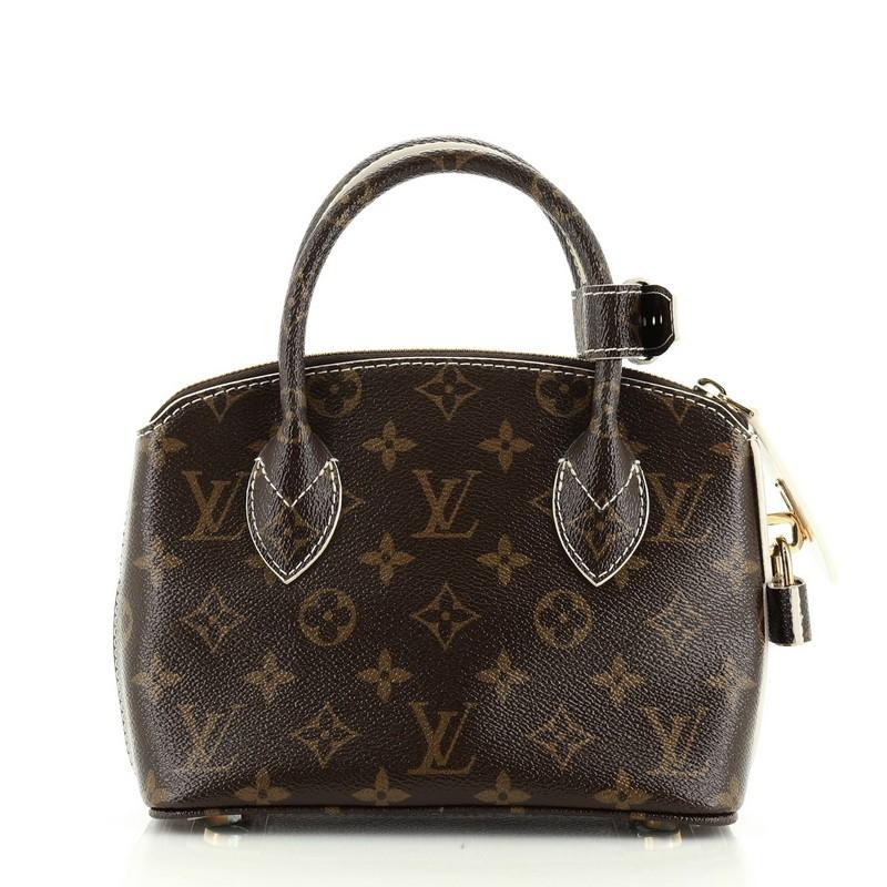 Black Louis Vuitton Lockit Handbag Monogram Fetish Canvas BB