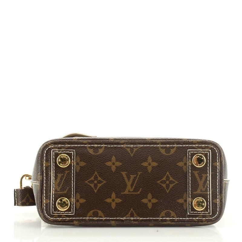 Louis Vuitton Lockit Handbag Monogram Fetish Canvas BB In Good Condition In NY, NY