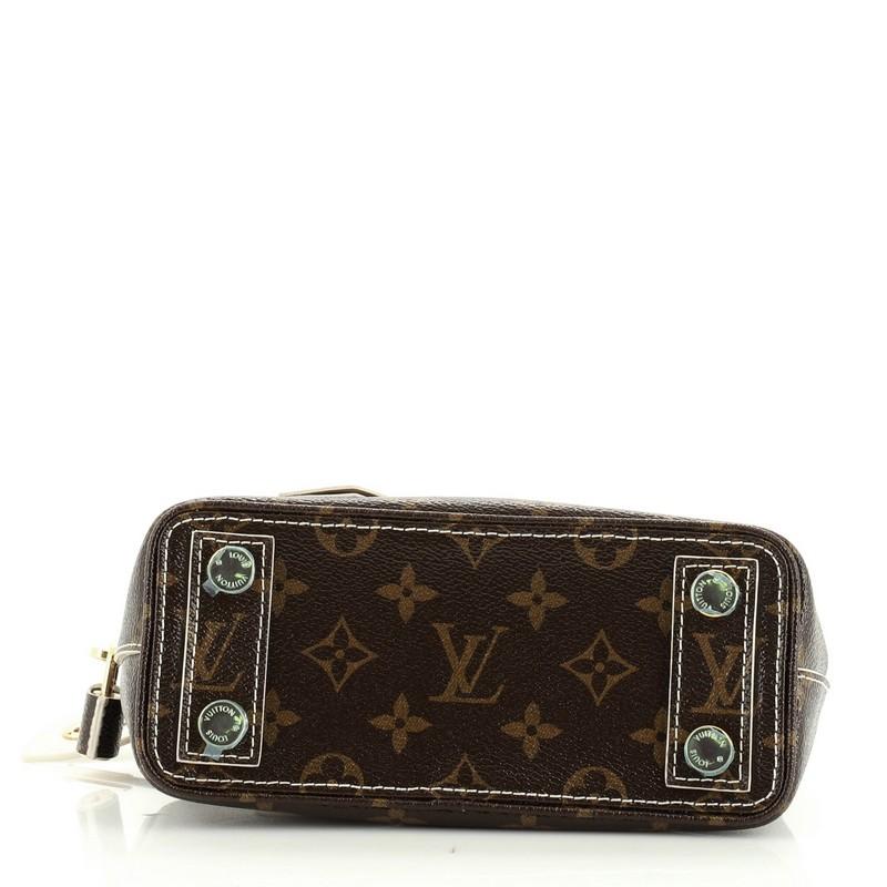 Louis Vuitton Lockit Handbag Monogram Fetish Canvas BB In Good Condition In NY, NY