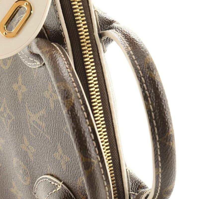 Louis Vuitton Lockit Handbag Monogram Fetish Canvas BB 1