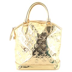 Louis Vuitton Lockit Handbag Monogram Miroir PVC